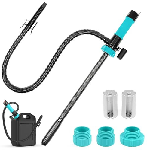 Pompe de Transfert de Liquide Portable Pompe Electrique - Pompe à Bidon Électrique Portative à Siphon-Pompe a Eau- 2,4 gal/min - Utilisez-la Dans le Garage, Dans les Aquariums, à la Maison et Dans