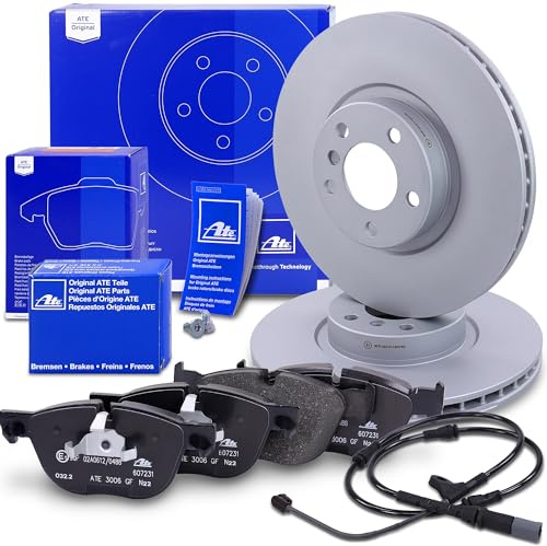 ATE Bremsenset Vorderachse inkl. Bremsscheiben vorne Ø 348 mm belüftet und | Kompatibel mit: BMW X5, X5, X6, X6