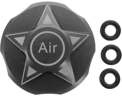 Kisangel Suspension Front Fork Dust Cover in Aluminum Alloy for Mountain Bike Fork Caps for Bike Suspension Protection Convenient Parts Replacement