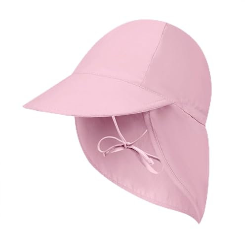 Cappello da Sole per Bambini,Cappello da Sole Regolabile Bimbo e Bambino con Visiera E Protezione Nuca Cappellino UPF 50+ Cappello Estivo Regolabile per Ragazzi e Ragazze, Cappello da Spiaggia(S)
