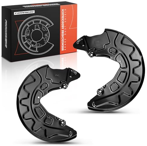 Frankberg 2x Déflecteurs Disques de Frein Essieu Avant Compatibles avec A3 8V1 8VK 1.0L-2.0L 2012-2020 A3 Cabriolet 8V7 8VE 1.4L-2.0L 2013-2020 Q3 F3B 1.5L-2.0L 2018-2024 Remplacer# 5Q0615312G