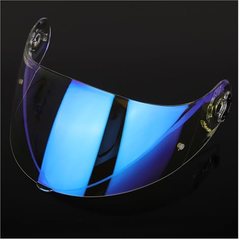 Helmschilde, X-lite X-803 X-803RS UCX802 UV Windschutz Motorradhelm Visier C-as-co Motorradzubehör X-803 RS(Clear Revo Blue)