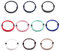 Yuiturt 10 Pcs Surfer Bracelets, Nautical Braided Mens Rope Cord Bracelet Paracord Bracelets Adjustable, Multi Colours Handmade Friend Navy Marine String Bracelet with Metal Knot for Men Women Teens