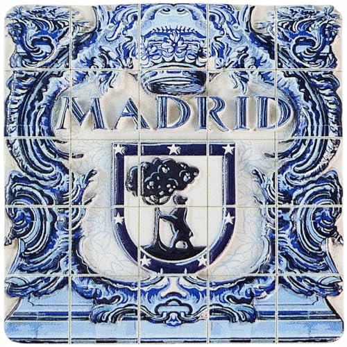 Imán para nevera Madrid España, recuerdo turístico, decoración de nevera, colección artesanal
