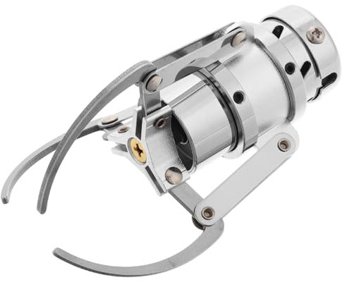 HOOTNEE Klauenmaschinenfang Automatenkralle Mechanischer Greifer Roboterklaue Klauenmaschinenteile Klauenclip Metall Kinderkrallenmaschine Maschinenkrallenteile Verkaufsklaue Eisen Silver