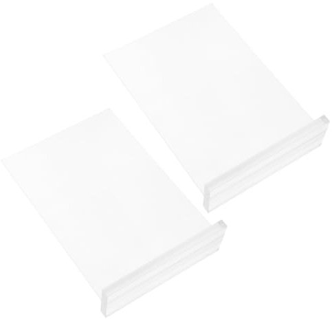 GRIRIW 2stücke Förmiger Tischaufsteller Doppelseitige Und Fotoanzeige Für Restaurant Büro Hotel Transparent Leicht Zu Reinigen Qr-code- Design