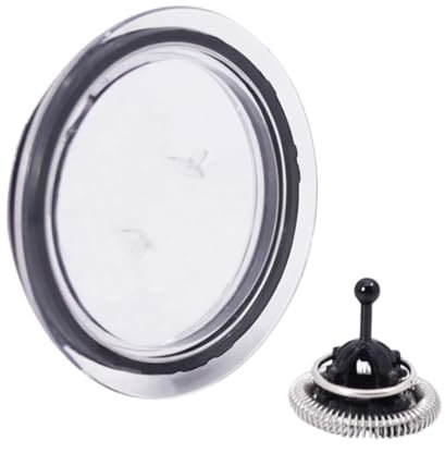 FLCPJGV Coperchio di coperchio per coperchio di coperchio Frother con Whisk Repairing Part Milk Frother Lid per i negozi di caffè Homemaker, per Aeroccino 3