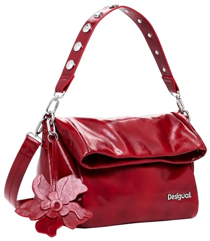 Desigual Reprise Red Valentine Loverty Shoulder Bag Carmine