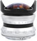 Qukaim 7.5mm F2.8 Fisheye Mirrorl Camera Lens, Brass Mount for Canon M2 M3 M5 M6 M10 M100 M50, Compatible with EF M & EOSM Mounts, Silver