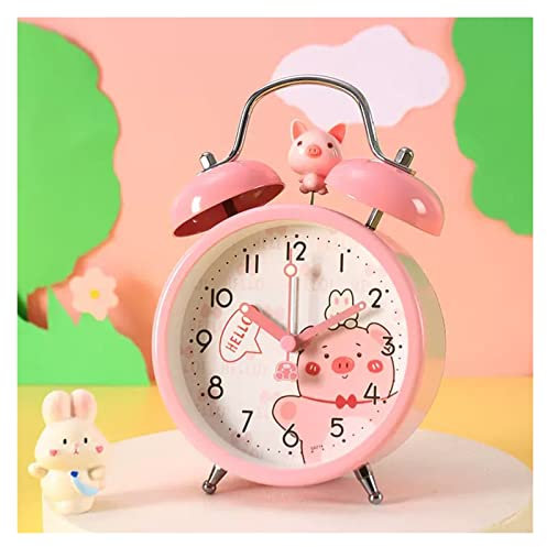 QTYQWC Wecker Schlafzimmer Laut Wecker für Kinder, 4 Zoll