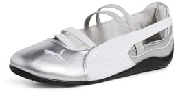PUMA Womens Speedcat Metallic Ballet Flats Casual - Silver