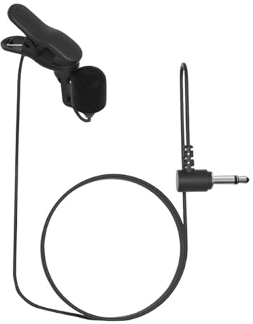 KiBcsLic Micrófono con Cable para Instrumentos de Viento con Espuma Acústica, Ligero Y con Pinza.