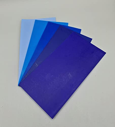 Verzierwachs / Kerzen gestalten ★ SET in BLAU ★ 200x100 ☆ VWS 04