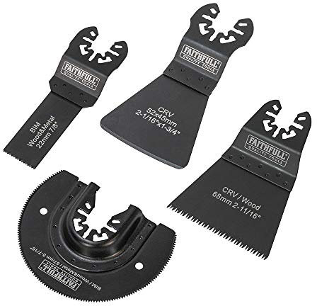 Faithfull MFKIT4 Flooring Tool Blade Set