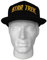 Star Trek Gold Text Logo Baseball Cap (schwarz)