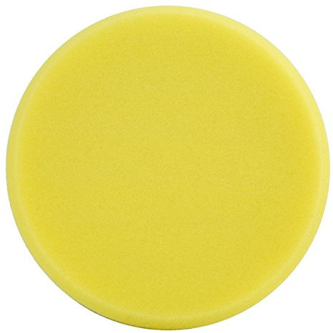 MEGUIAR'S 5'' da Foam Polishing Disc Yellow, Tampone Giallo per rotorbitali per lucidatura, 127 mm