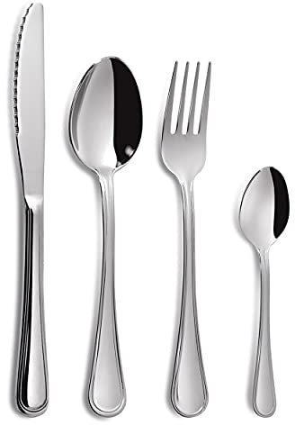 Comas Bilbao S Besteck, Edelstahl, 30 x 1,8 x 30 cm, 24-teilig