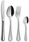 Comas Bilbao S Besteck, Edelstahl, 30 x 1,8 x 30 cm, 24-teilig