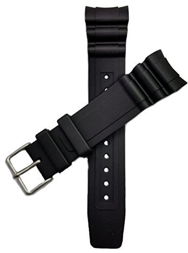 CITIZEN Original-Uhrband f. BN0100 Gummi schwarz 23mm Anstoß KURZE VERSION