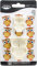 PME 1102EP015 JEM Pop It-Motivform Eule zum Dekorieren von Torten, Sortiment 2 kleine Größen, Kunststoff, Ivory, 4.5 x 2 x 5.5 cm