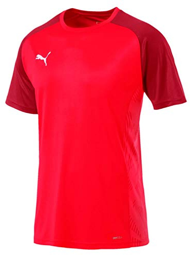 PUMA Herren T-Shirt Cup Sideline Tee Core, Puma Red-Chili Pepper, S, 656051