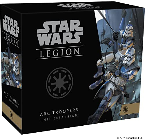 Atomic Mass Games | Star Wars Legion: Galactic Republic Expansions: ARC Troopers Unit | Unit Expansion | Miniatures Game | Ages 14+ | 2 Players | 90 Minutes Playing Time