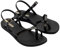 Ipanema Damen Fashion Sand Viii Fem Sandalen, schwarz Gold schwarz, 41 EU