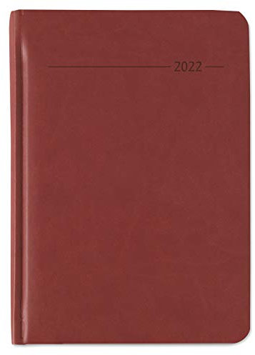 Wochen-Minitimer Tucson rot 2022 - Buch-Kalender A6 (11x15 cm) - 1 Woche 2 Seiten - 192 Seiten - Alpha Edition