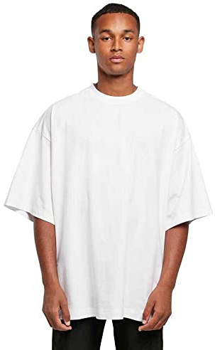 Build Your Brand Herren T-Shirt Huge Tee, Farbe White, Größe S