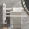 Porta Asciugamani Bagno da Parete, Appendi Asciugamani Bagno Senza Foratura, Porta Salviette Bagno, Portasciugamani Da Parete, Alluminio (Bianco - 3 asta)
