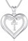 EUDORA Harmony Ball Kette mit Buchstaben T für Damen, Kupfer Versilbertes Herz Buchstabe T Alphabet Anhänger Halskette Schmuck mit Namen für Frauen, Geschenke für Mutter Tochter, 20 Zoll Kette