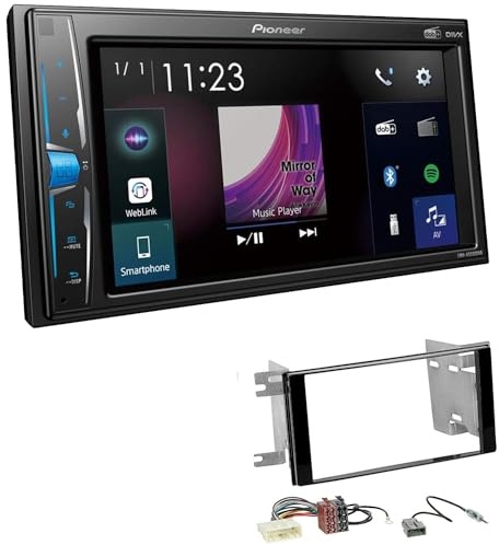 Pioneer DMH-A3300DAB 2-DIN Autoradio kompatibel mit Bluetooth Digitalradio DAB+ WebLink Spotify USB passend für Subaru Forester 2008-2013 Klavierlack schwarz