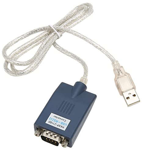 Garsent USB-zu-RS232-Adapter, USB2.0-zu-RS232-Konverter mit Terminal und Treiber-CD, Unterstützt Hot Swap, für Win 98/98se/ME/2000/XP/Vista/7, für Linux, für OS X, für Wince