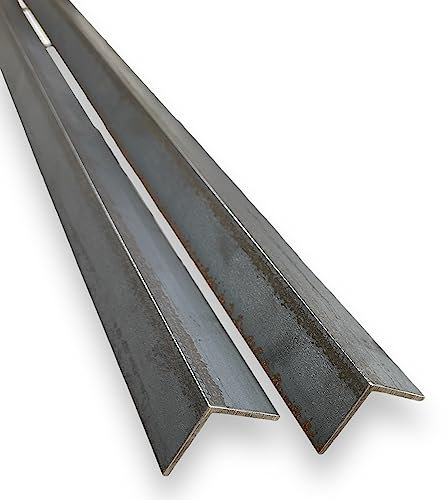 2X Mild Steel Angles | 25mm 40mm 50mm x 2.5mm Wall Thickness Iron Angle (25 x 25mm, 30cm)