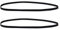 BALUKEYS Cintura per dischi in gomma nera,sostituzione cinghia per giradischi,lunghezza piegata 270mm con buona elasticità,compatibile con cinghia di ricambio per fonografo per giradischi