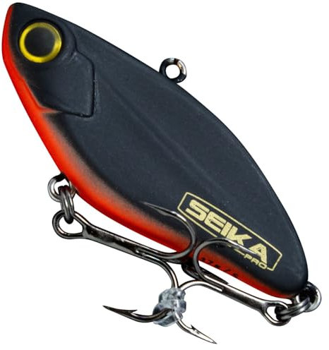 Seika Pro Wobbler Silent Vibrator 5,5cm 17g - Crankbait, Farbe:Black Widow