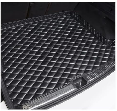 Toets Coche Alfombrillas Maletero para REN-Ault Arkana 2021-2024, Cuero Funda Maletero Protector Antideslizante Bandeja Forro Maleteros Alfombra Accesorios,B/Black