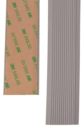 PVC Winkelprofil Kunststoff Treppenkantenprofil Kantenschutz Selbstklebend Elastischer Kantenschutz - Eckenschutz Kantenschutzprofil Wasserdicht Eckenschoner für Außen- und Innentreppen. (Color : Gra