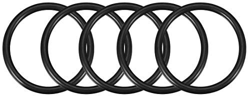 TA-VIGOR 5 Stück Nitrilkautschuk-O-Ringe - 60mm Außendurchmesser × 56mm Innendurchmesser × 2mm Dicke - Dichtungsring-Set Für Schlauch, Armatur, Automobil & Sanitär - Metrisches Dichtungssystem
