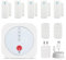 UMEIMA Antifurto casa, 5G WLAN kit Allarme casa Senza fili, 120DB Sistema Allarme casa con Sirena, Controles remotos y Sensores de Ventana, Compatible with Alexa - Espandibile