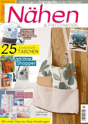 Nähen und Patchwork 02/2024 - Taschen