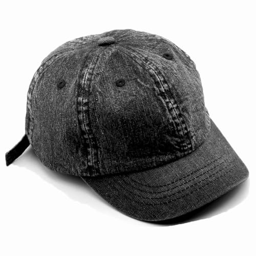 YAMEE Baseball Cap Damen Denim,Basecap Unisex Kurzkrempige,Sonnenhut Damen Herren Einstellbare,Sommermütze Damen Sonnenschutz,Sportmütze Damen Klassisch Outdoor