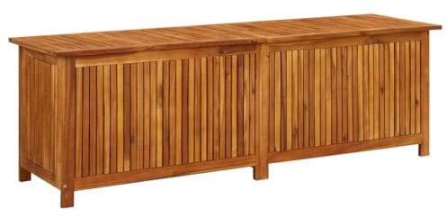 Cozynest Garten-Aufbewahrungsbox 175x50x58 cm Massivholz Akazie