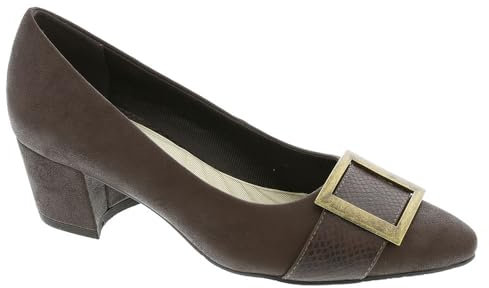 Easy Street Damen Cider Pumps, Braun Matt, 38.5 EU