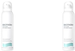 Biotherm Deo Pure Invisible 48H Deospray, erfrischendes Deospray für Damen, 48 Stunden wirksamer Schutz gegen Schweiß und Achselnässe, Deodorant mit blumig frischem Duft, 150 ml (Packung mit 2)