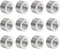 QUARKZMAN 12pcs M8 Separadores de Acero Inoxidable 304, Espaciadores Redondos de Metal Espaciadores Metálicos de Acero Inoxidable para M8 Tornillo Pernos, 8.2x12x8mm (ID*OD*Esp.)
