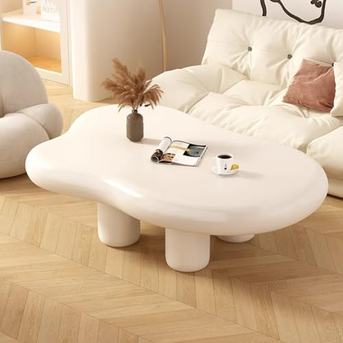 YNAYGDIUGD Cloud-couchtisch Cloud Couchtisch Mit Unregelmäßigem Design,Kleiner Couchtisch Cloud Beistelltisch Für Wohnzimmer Und Schlafzimmer, Moderner Mitteltisch Indoor-Möbel