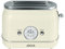 Tostadora Vintage 2 Rebanadas Color Crema – Función Recalentar, Descongelar, Cancelar – Control de Tiempo y Guías Centradoras – Estilo retro – 700W