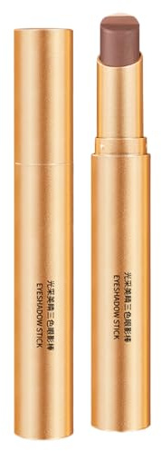 Lidschatten-Stift – 3-farbiger Farbverlauf, cremige Textur, wasserfestes Make-up, langanhaltendes Make-up, glänzendes Finish, professioneller Lidschatten für Anfänger