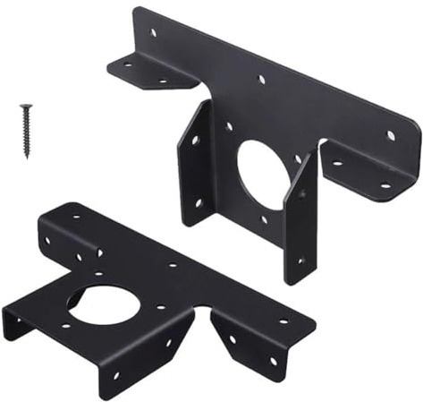 UTTASU Heavy Duty Pergola Corner Brackets Extension T Brackets for Pergola Gazebo Kit